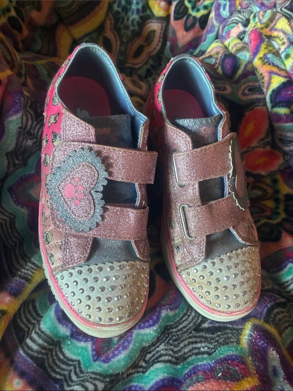 Little girl’s size 2 Skechers sport tennis shoes